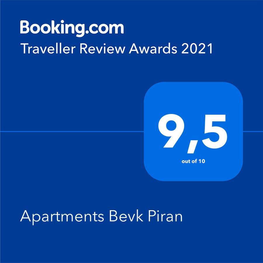 Apartments Bevk Piran Eksteriør bilde